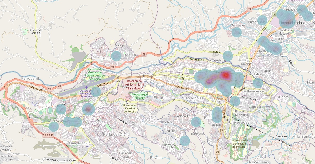 mapas de calor y concentracion